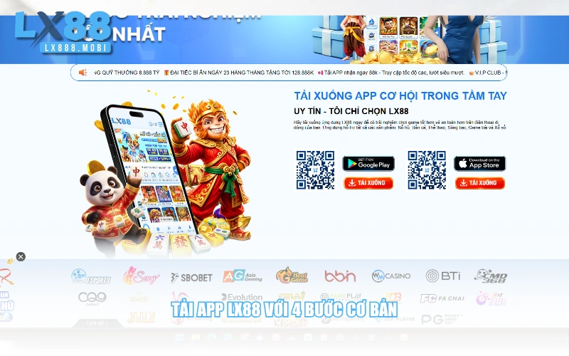 Tải app LX88 với 4 bước cơ bản